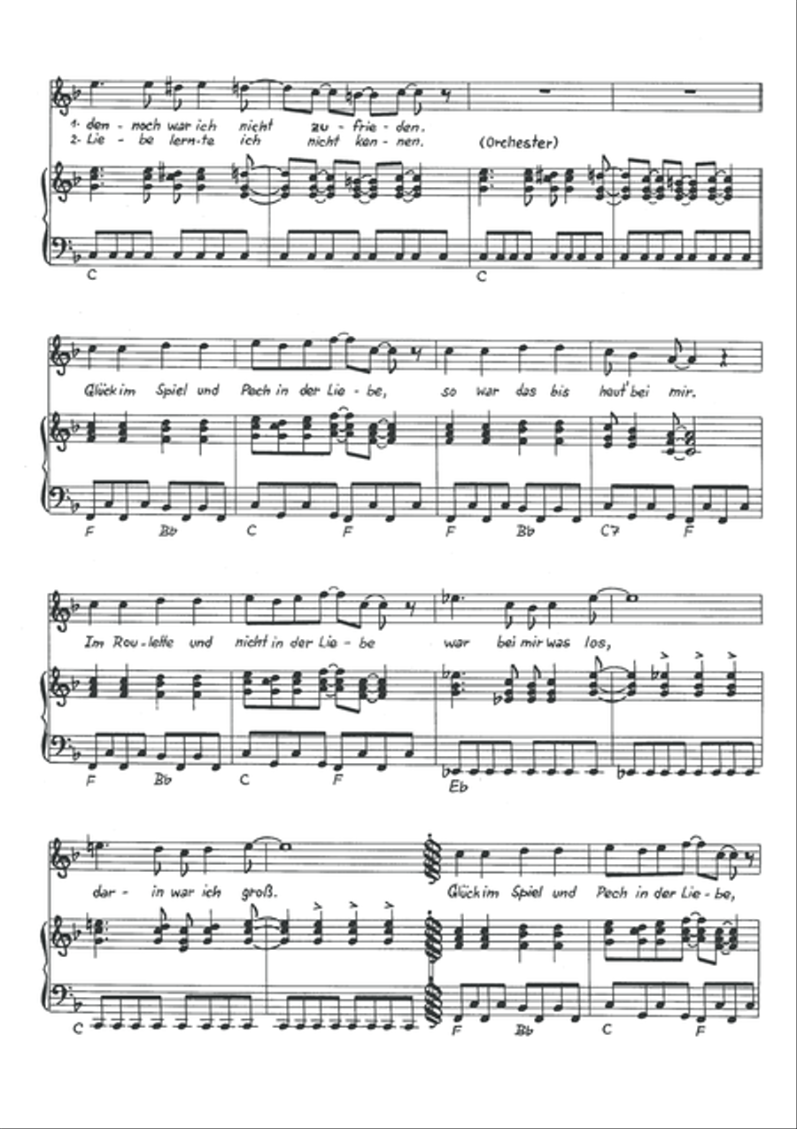 Gluck im Spiel Piano, Vocal scores gallery preview page 4