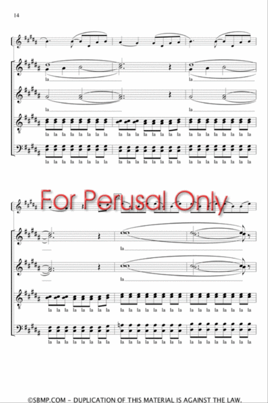 when god decided to invent - SATB Octavo 4-Part scores gallery preview page 14