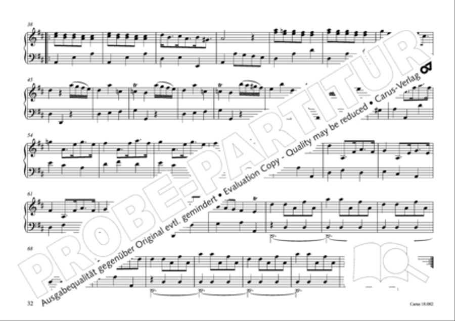 Pastoral music for organ, vol. 2: Germany, Bohemia, Austria, South Tyrol Organ Solo scores gallery preview page 33