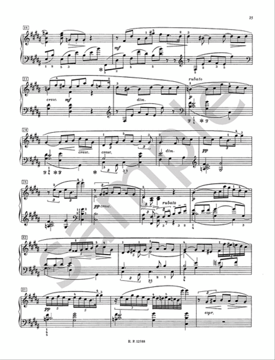 Selected Piano Works -- Sonatas Nos. 1-5 Piano scores gallery preview page 7