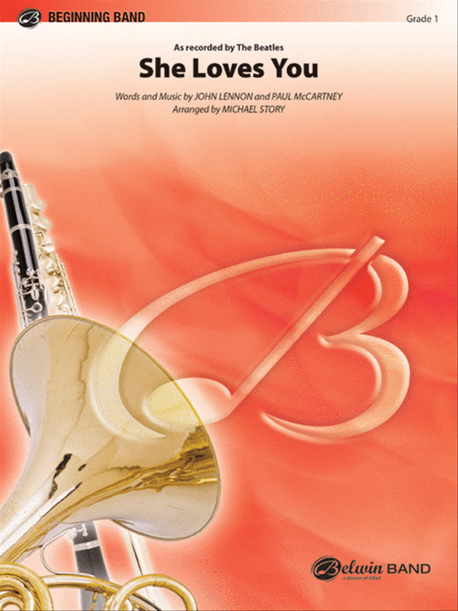 She Loves You She Loves You Concert Band scores gallery preview page 1