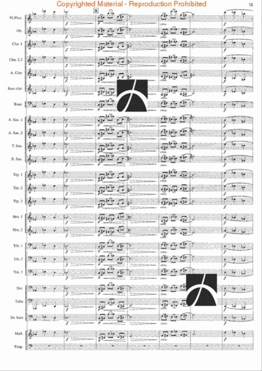 Tone Studies for Band Tone Studies for Band Concert Band scores gallery preview page 10