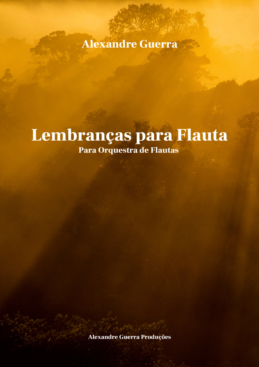 Book cover for Lembranças para Flauta - ver. Solo Flute and Flute Ensemble