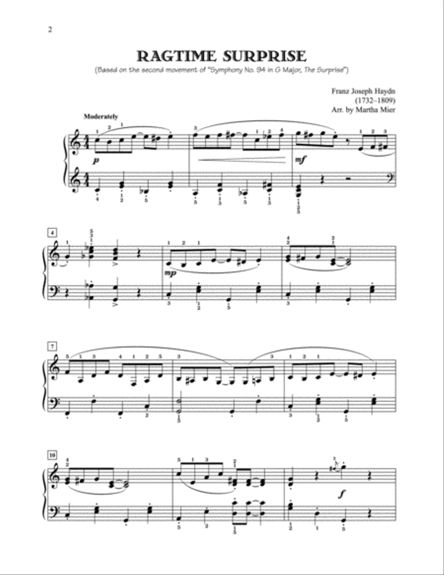 Classical Jazz Rags & Blues, Book 5 Piano Solo scores gallery preview page 6