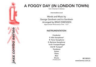 Book cover for A Foggy Day (In London Town) from A DAMSEL IN DISTRESS