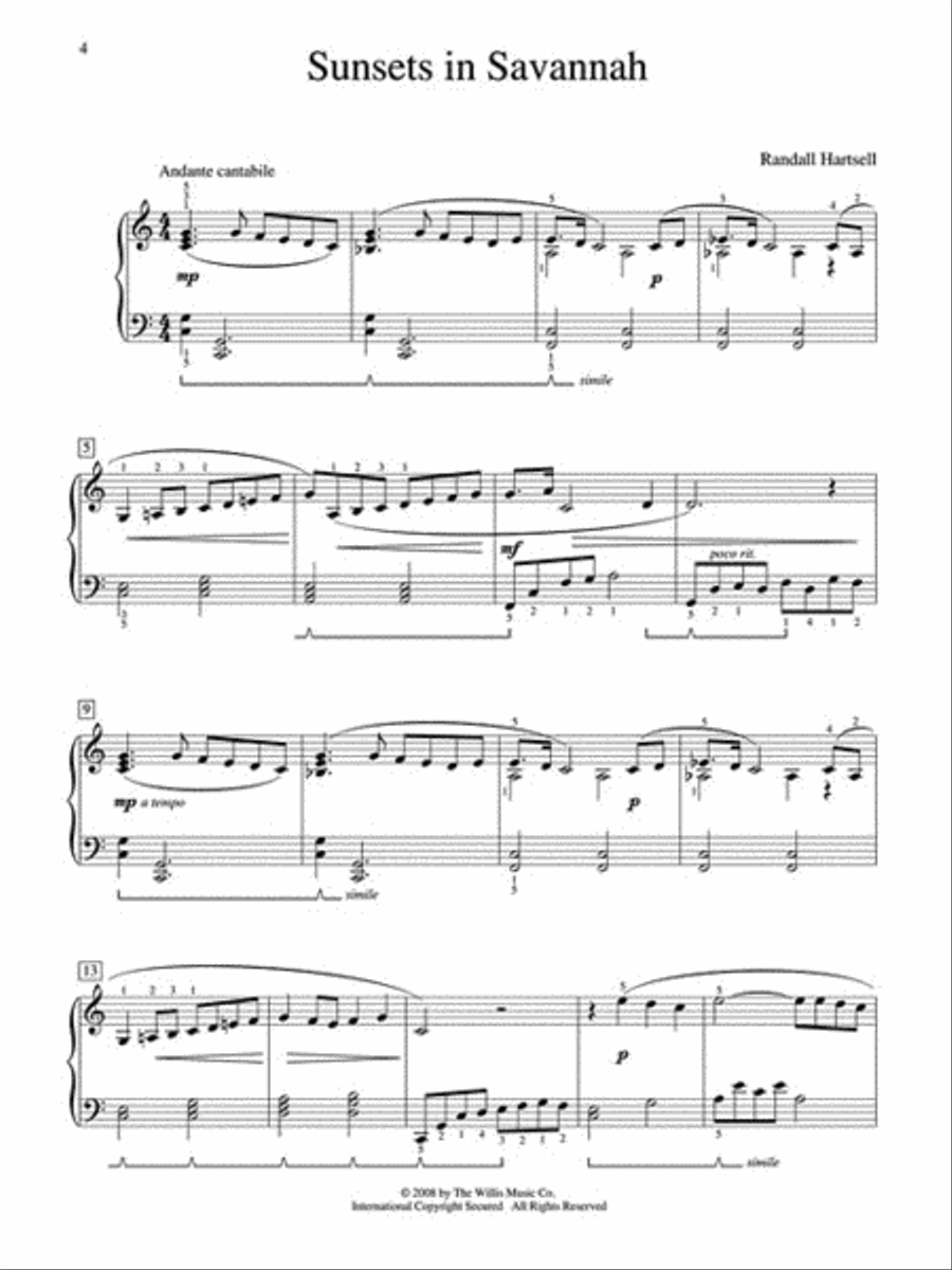 Portraits of the Sky Piano Solo scores gallery preview page 4