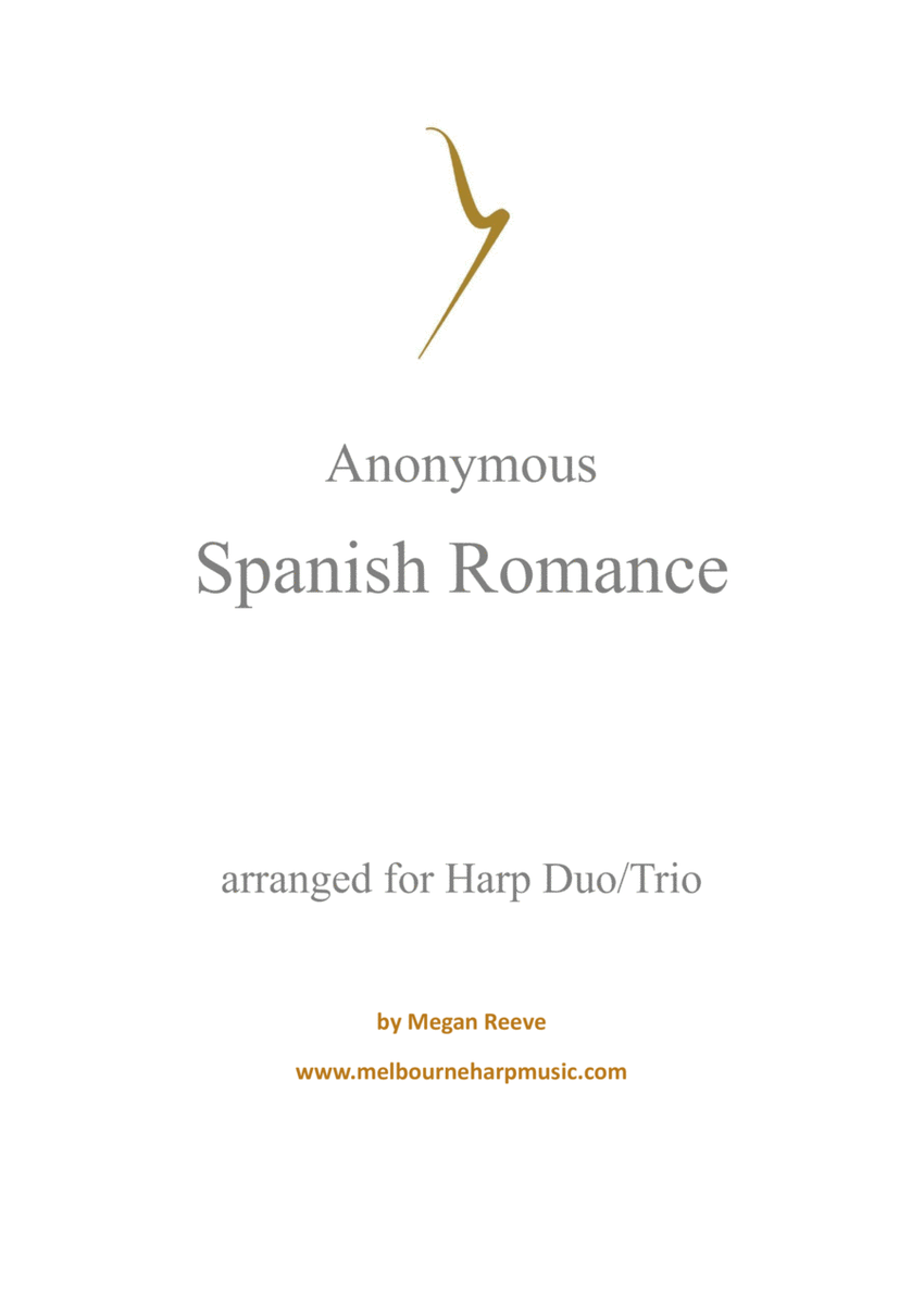 Spanish Romance for harp trio