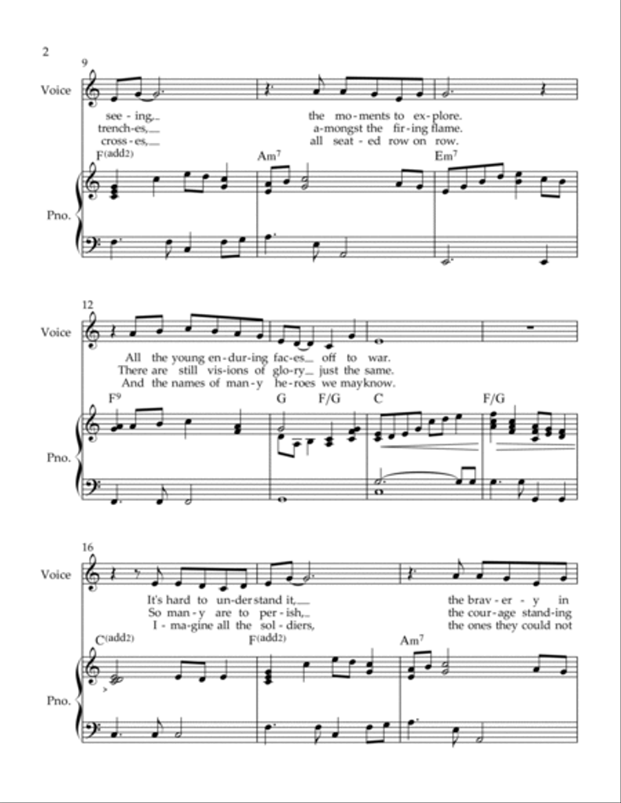 Faces to Remember Faces to Remember Voice scores gallery preview page 2