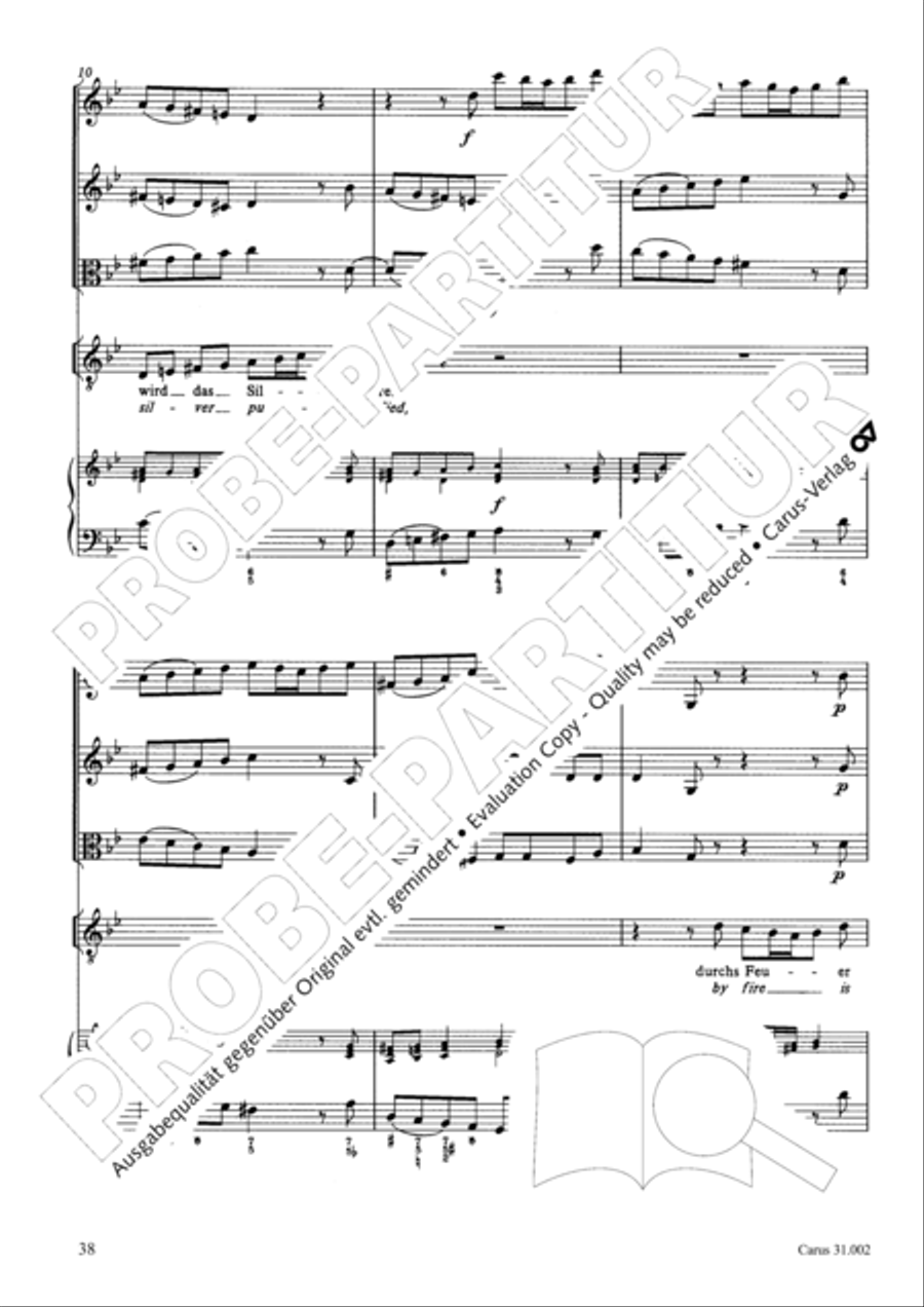 O God, from heaven look on us (Ach Gott, vom Himmel sieh darein) ATB scores gallery preview page 39