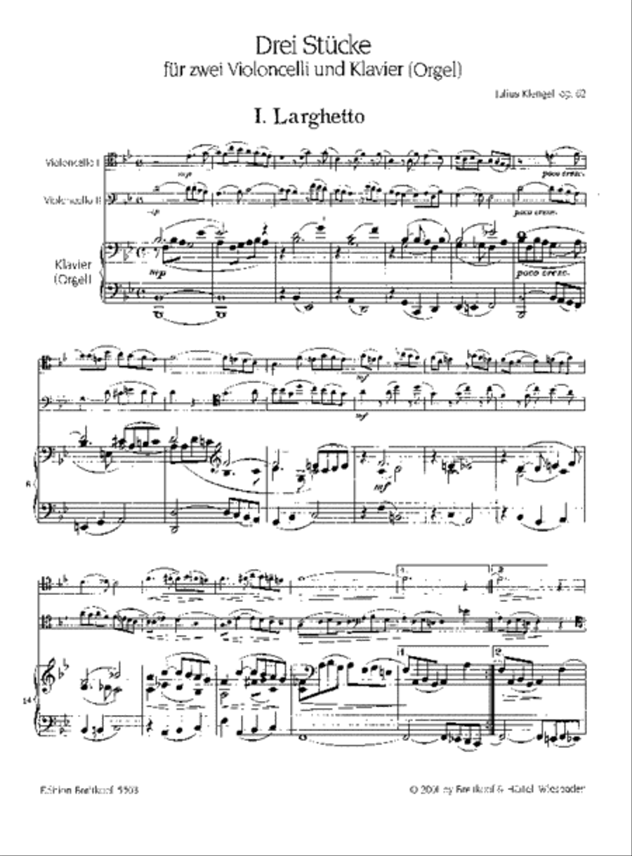 3 Pieces Op. 62 3 Pieces Op. 62 Piano Trio scores gallery preview page 2