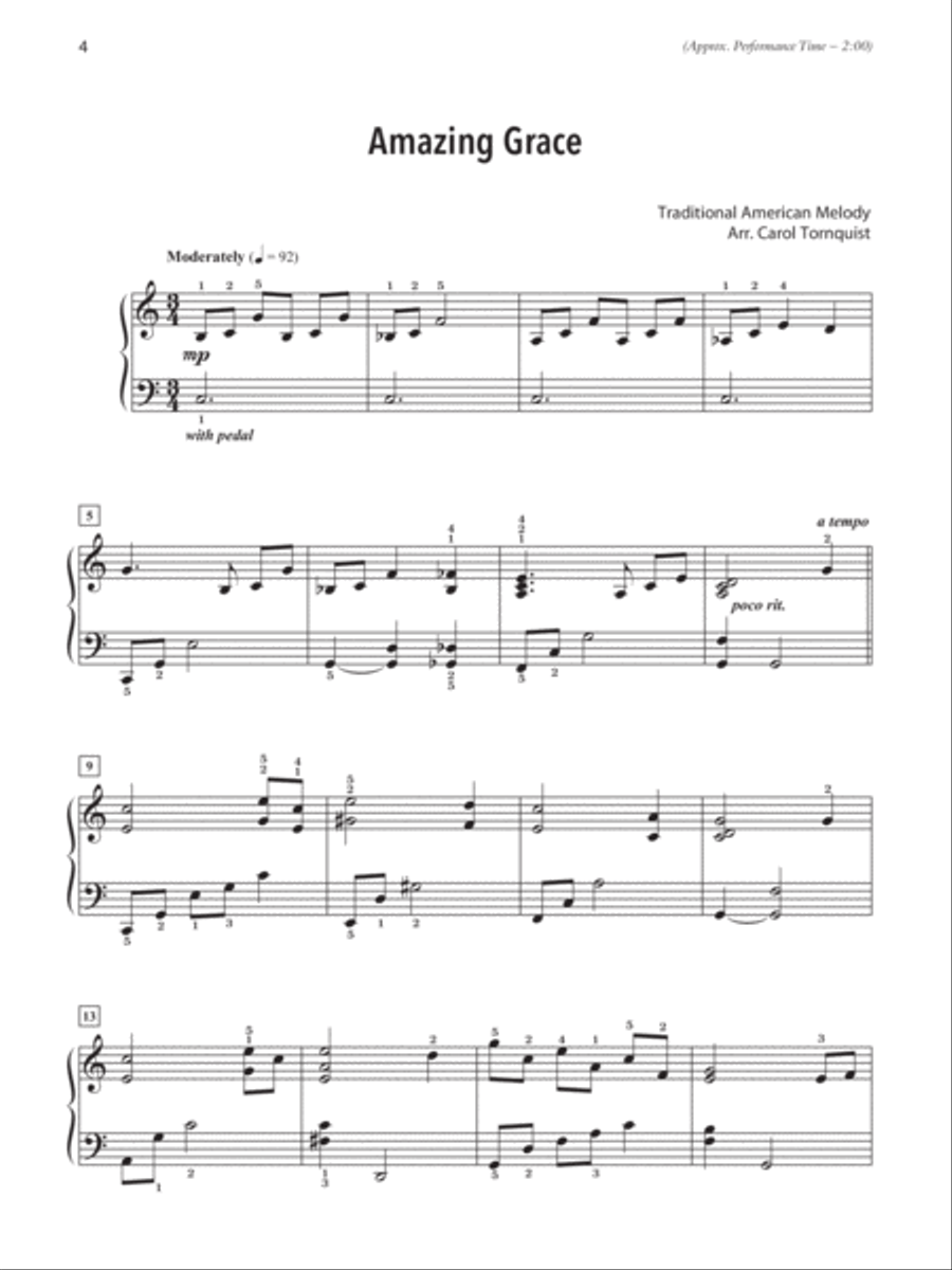 Preludes for Worship -- Hymns Piano Solo scores gallery preview page 4