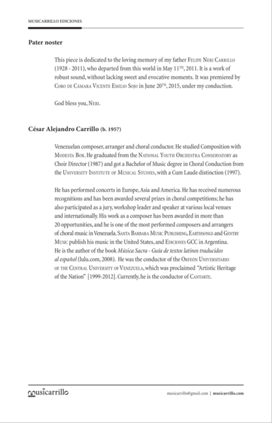 Pater noster Divisi scores gallery preview page 2