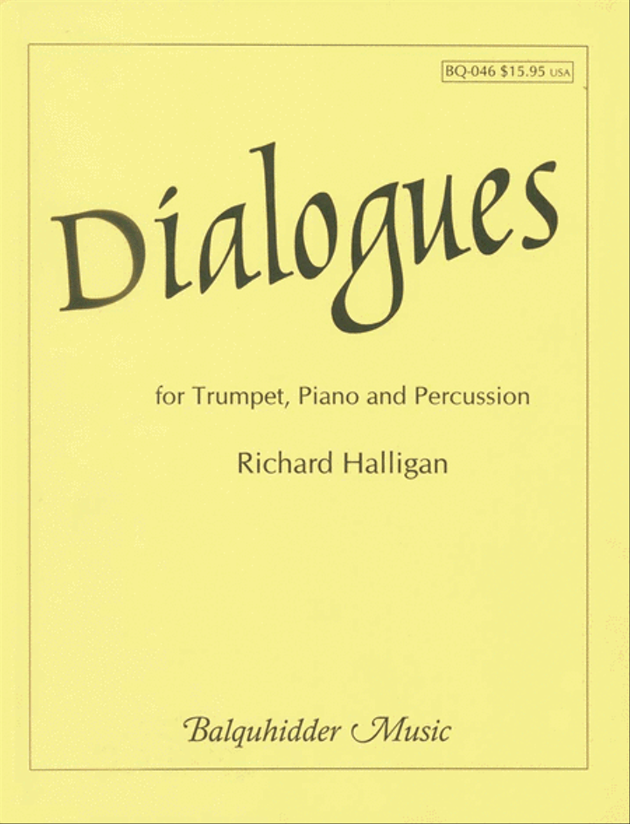 Dialogues For Trumpet, Piano & Percussion B-Flat Trumpet - Sheet Music