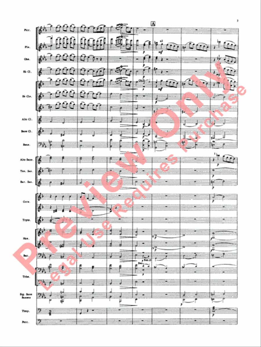 Toccata Concert Band scores gallery preview page 4