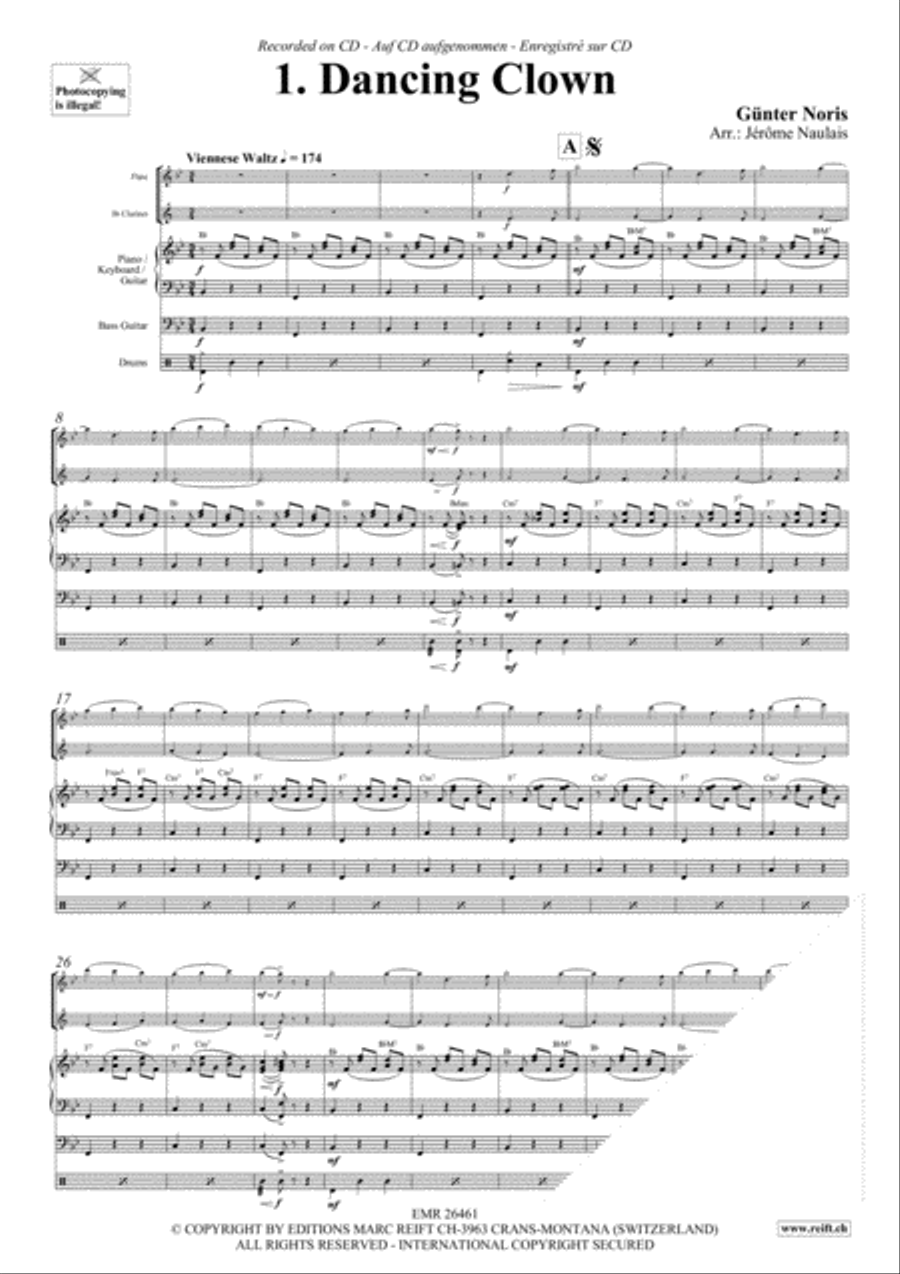 Let's Dance Volume 2 Woodwind Ensemble scores gallery preview page 3