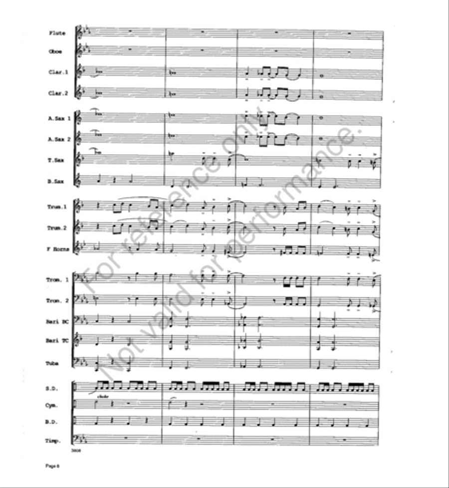 Trumpets a la King Trumpets a la King Concert Band scores gallery preview page 7