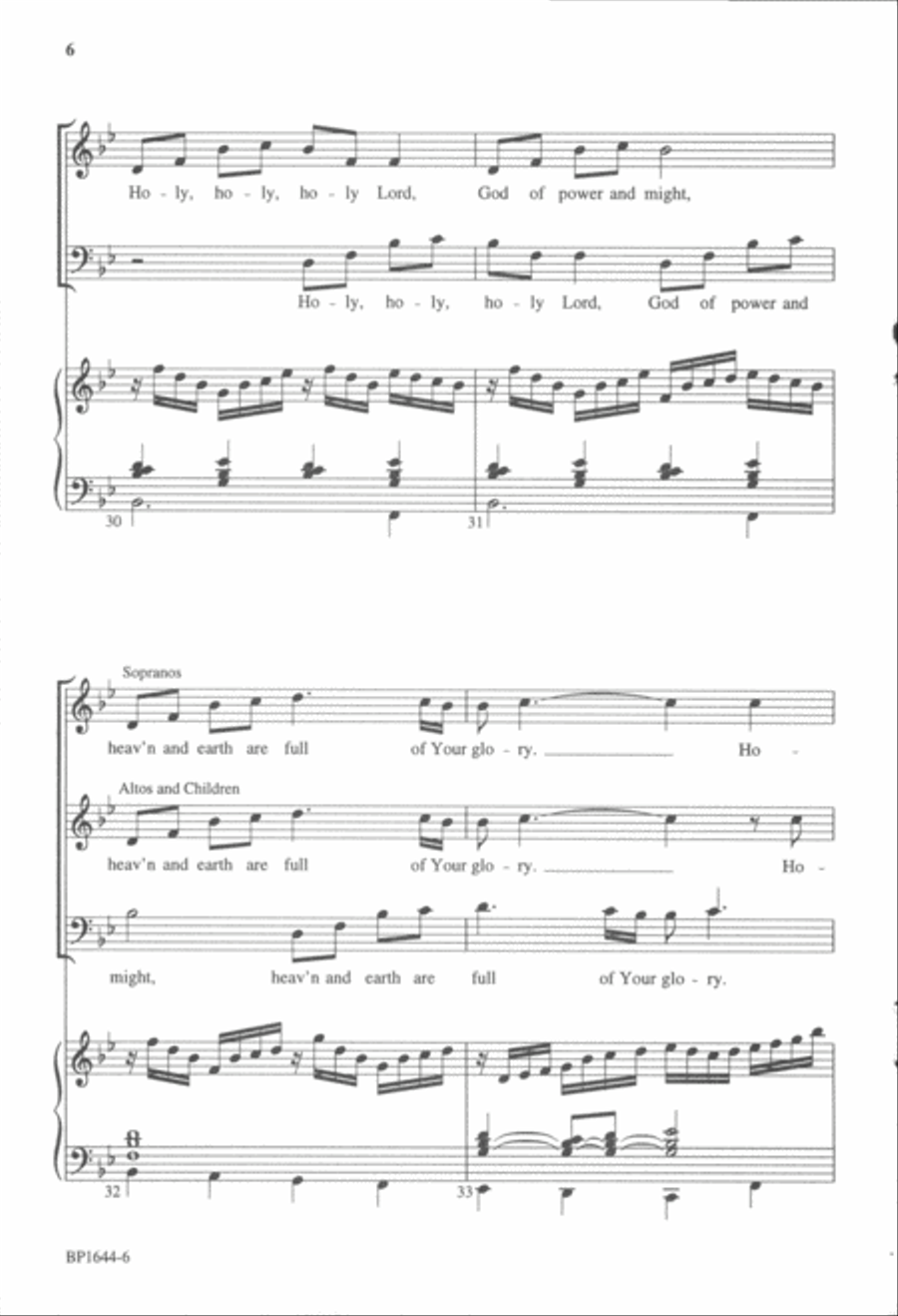 Hosanna in the Highest Hosanna in the Highest 4-Part scores gallery preview page 5