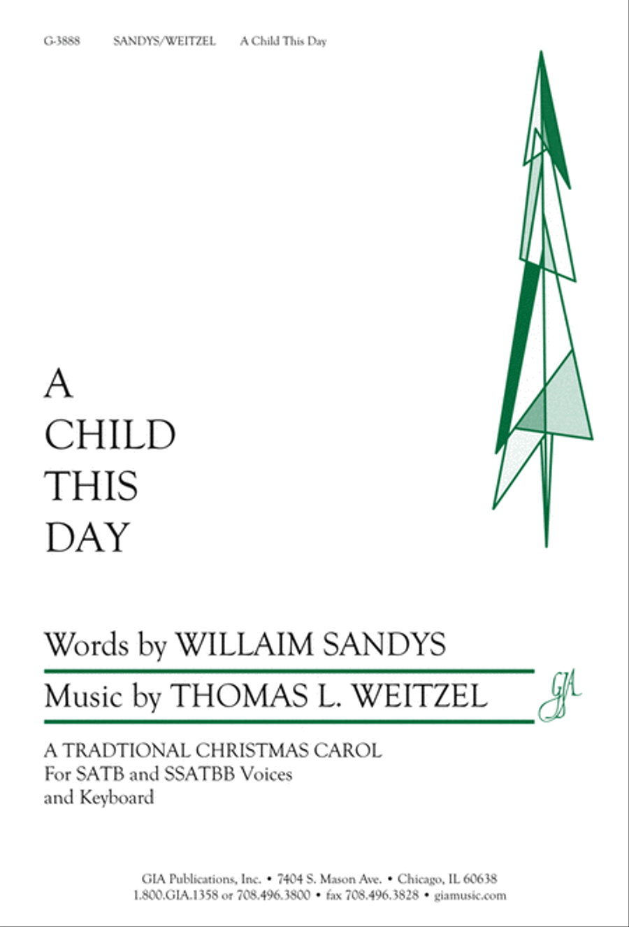 A Child This Day A Child This Day 4-Part scores gallery preview page 1