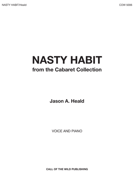 "Nasty Habit" for voice and piano image number null
