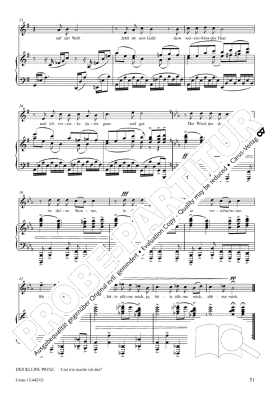 Der kleine Prinz 3-Part scores gallery preview page 53