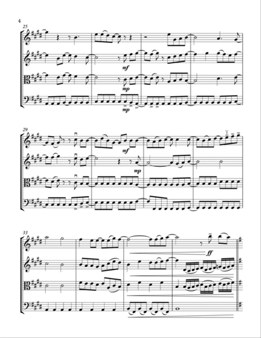 Torikago Torikago String Quartet scores gallery preview page 4