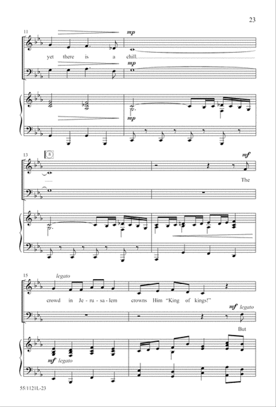 Touched by the Christ Touched by the Christ 3-Part scores gallery preview page 24
