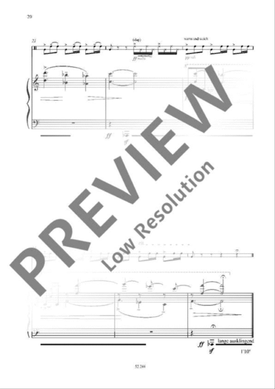 Requiem pour Erik Satie Piano scores gallery preview page 19
