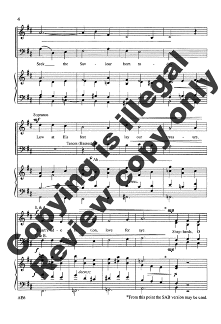 What Is This Lovely Fragrance? 4-Part scores gallery preview page 5