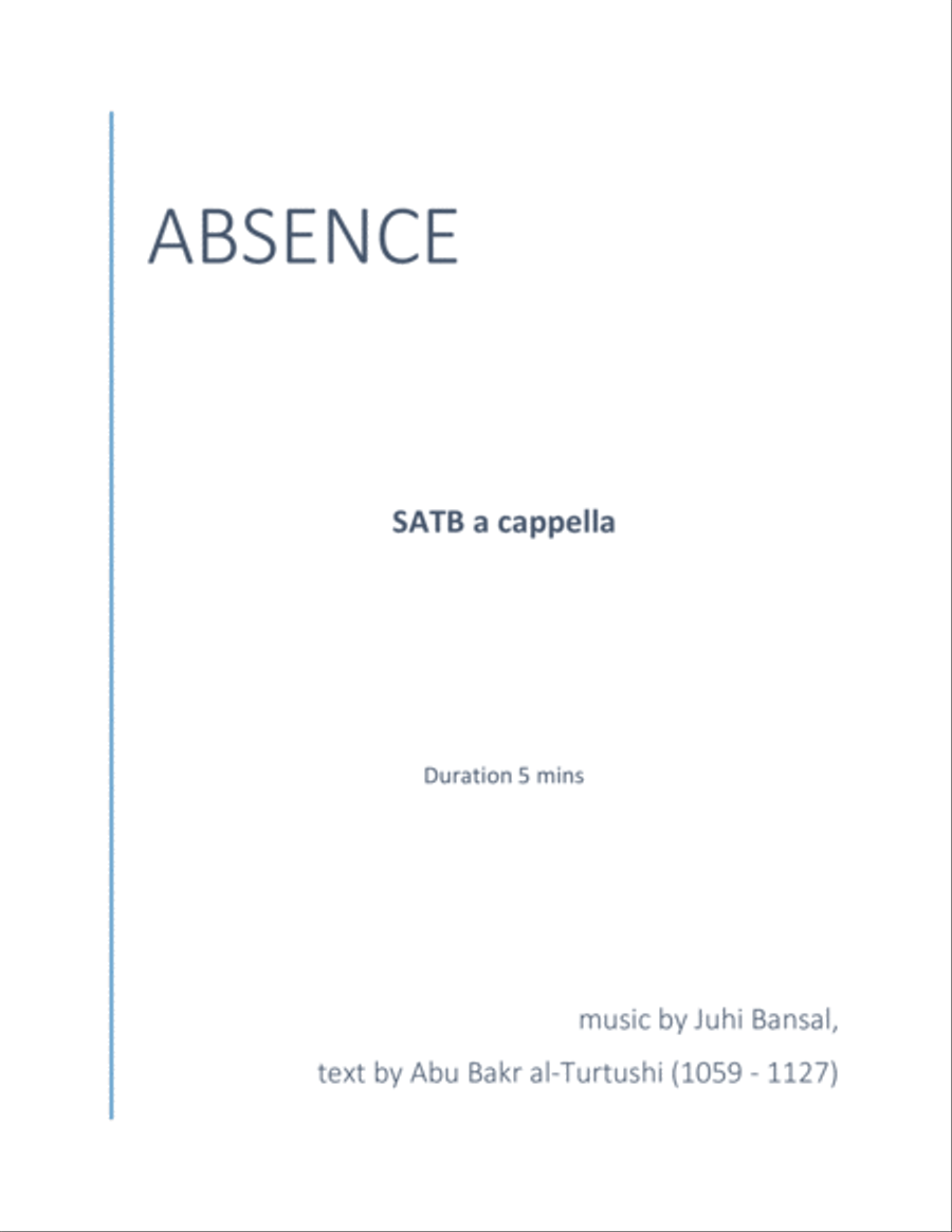 Absence 4-Part scores gallery preview page 1