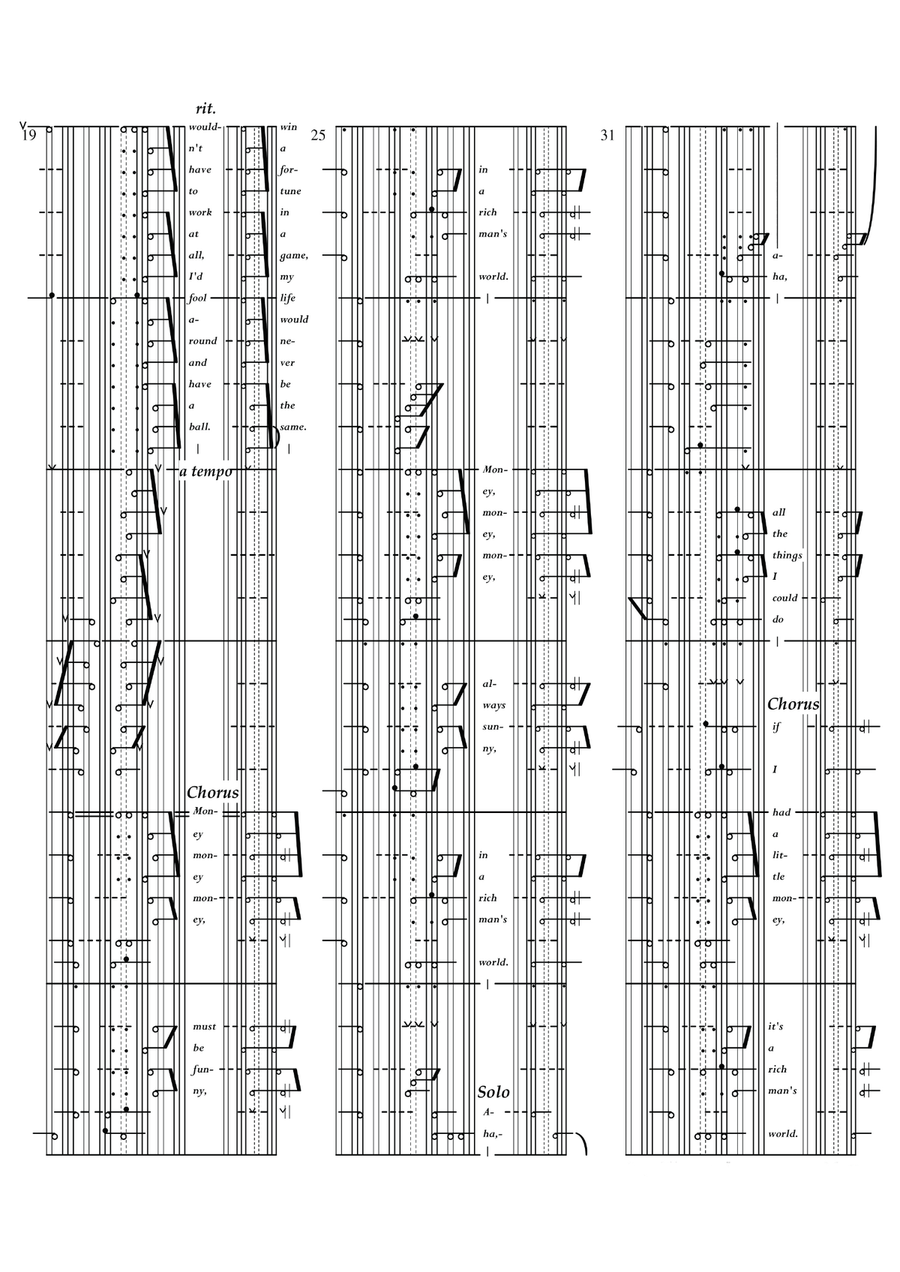 Money, Money, Money Money, Money, Money Voice scores gallery preview page 2