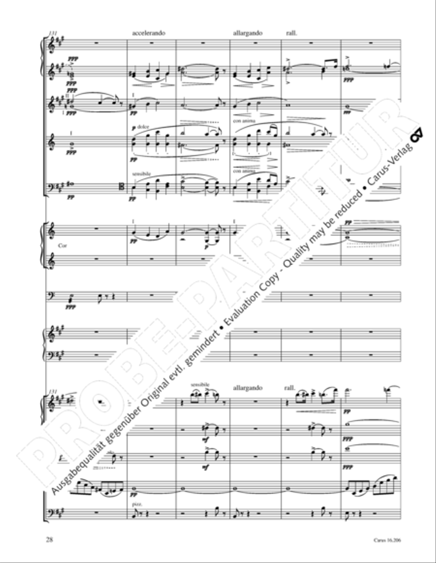 Preludio sinfonico Orchestra scores gallery preview page 29