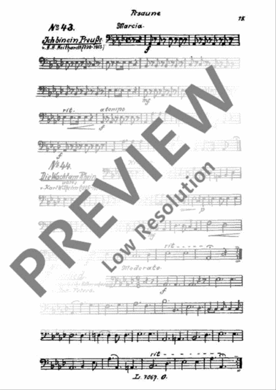 Hannovera Hannovera Trombone scores gallery preview page 18