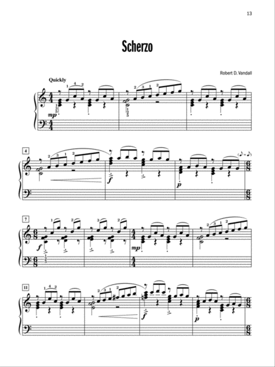Celebrated Virtuosic Solos, Book 2 Piano Solo scores gallery preview page 4