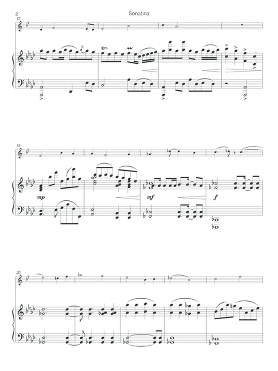 Sonatina for Solo Trumpet & Piano image number null