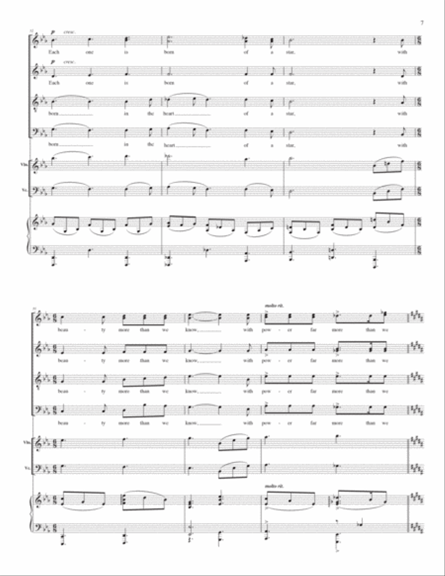 Great Flowing River (for SATB) - Full Score 4-Part scores gallery preview page 7