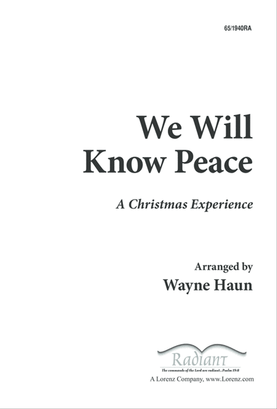 We Will Know Peace 3-Part scores gallery preview page 1