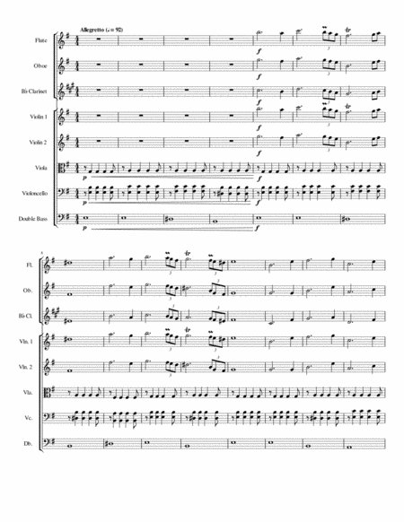 Opus 125a, Elegy for Winds & Strings in E-la (Score & Parts) image number null
