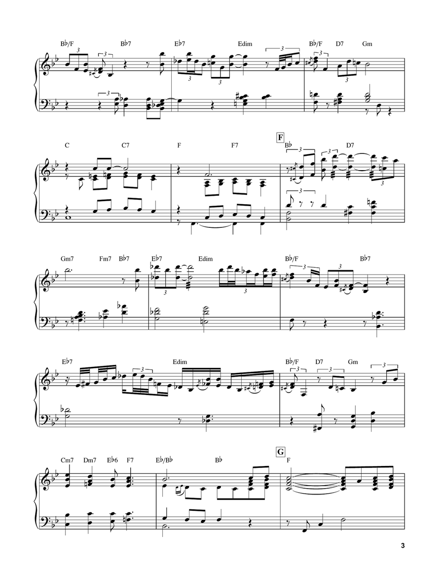 Hymn To Freedom Piano scores gallery preview page 3