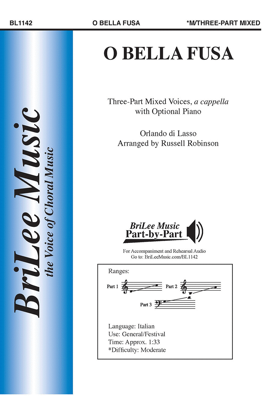 O Bella Fusa 3-Part scores gallery preview page 1