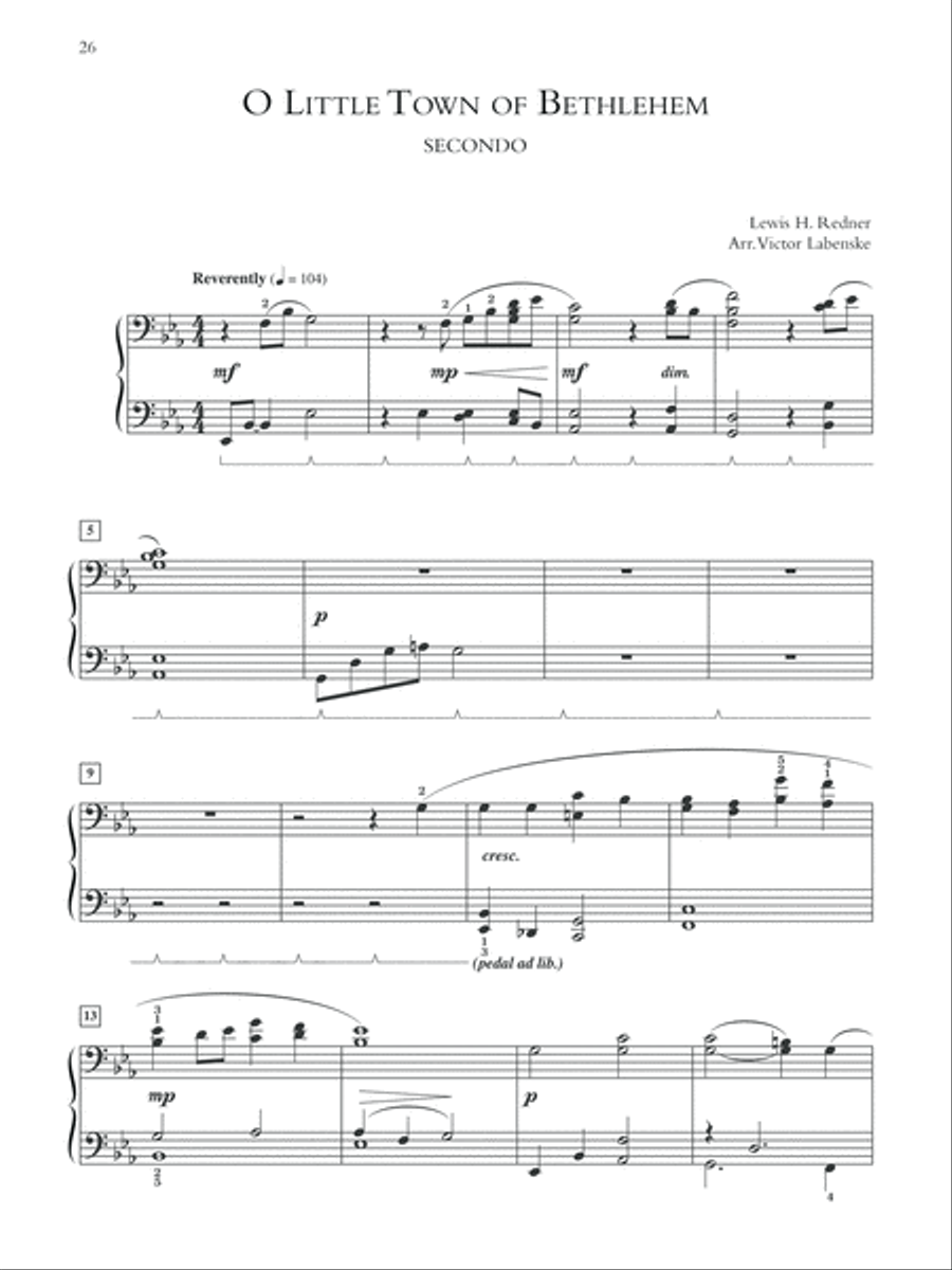 Go, Tell It on the Mountain Small Ensemble scores gallery preview page 3
