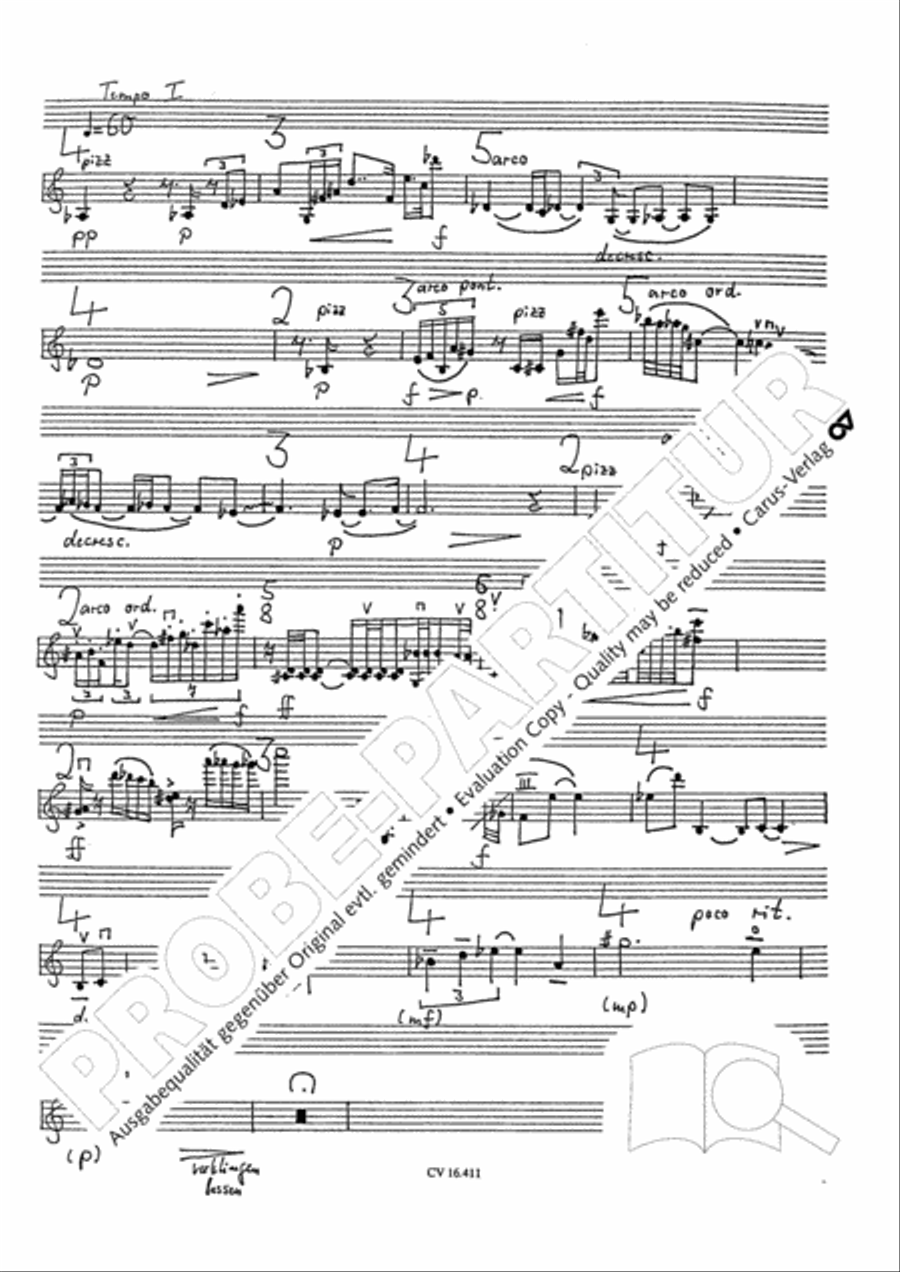 Phantasy piece for violin solo Violin Solo scores gallery preview page 6