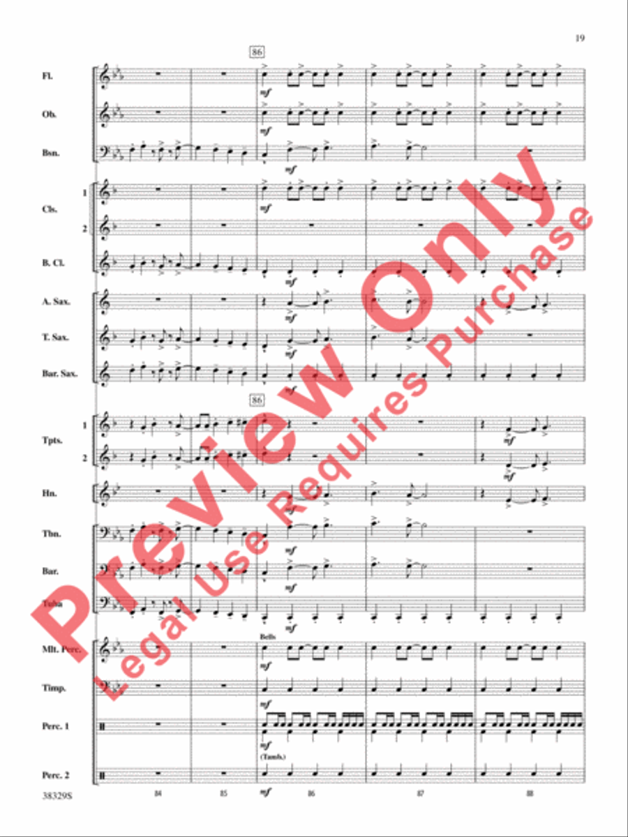 The Chase The Chase Concert Band scores gallery preview page 19