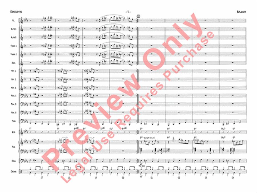 Splanky Jazz Ensemble scores gallery preview page 6