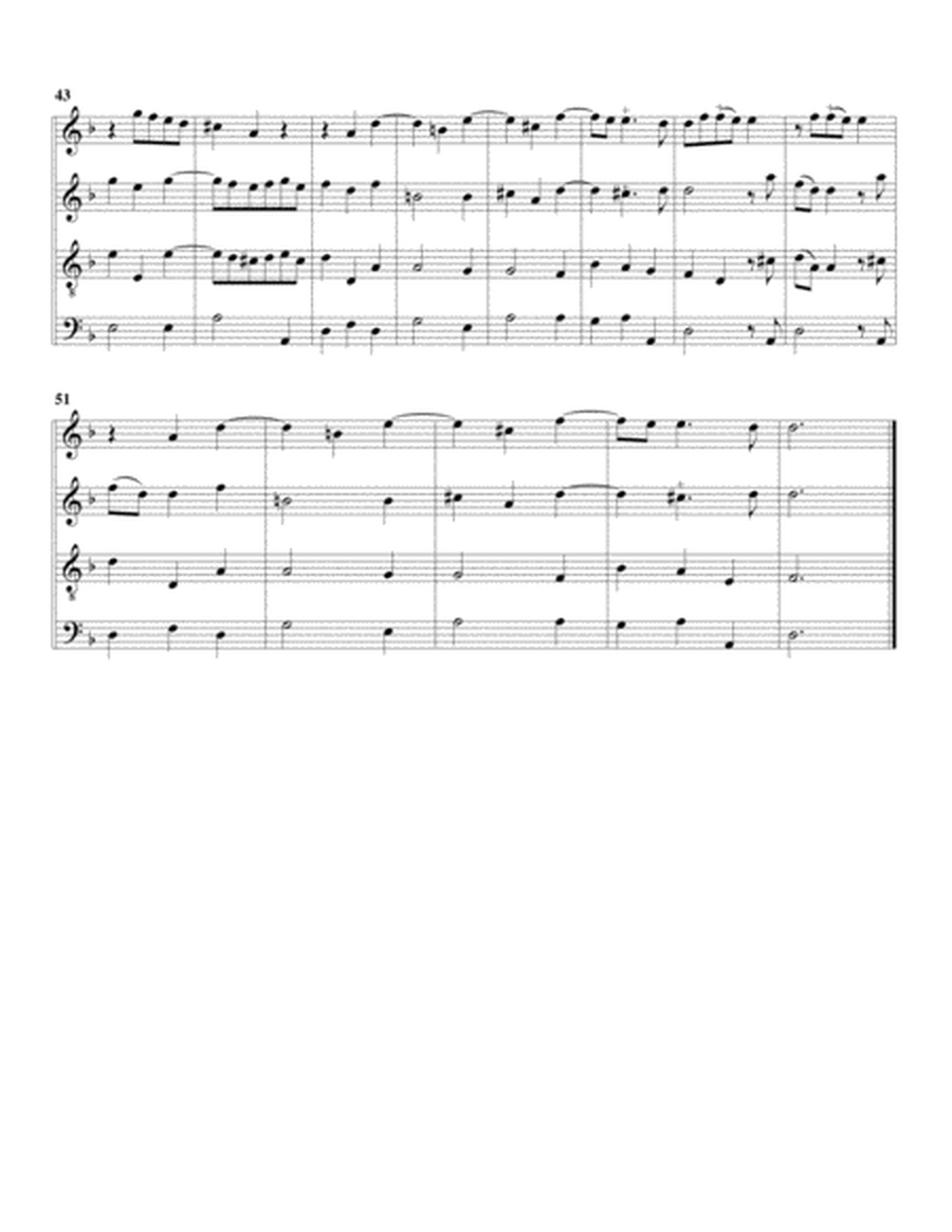 Sonata, Op.34,no.5 (arrangement for 4 recorders)