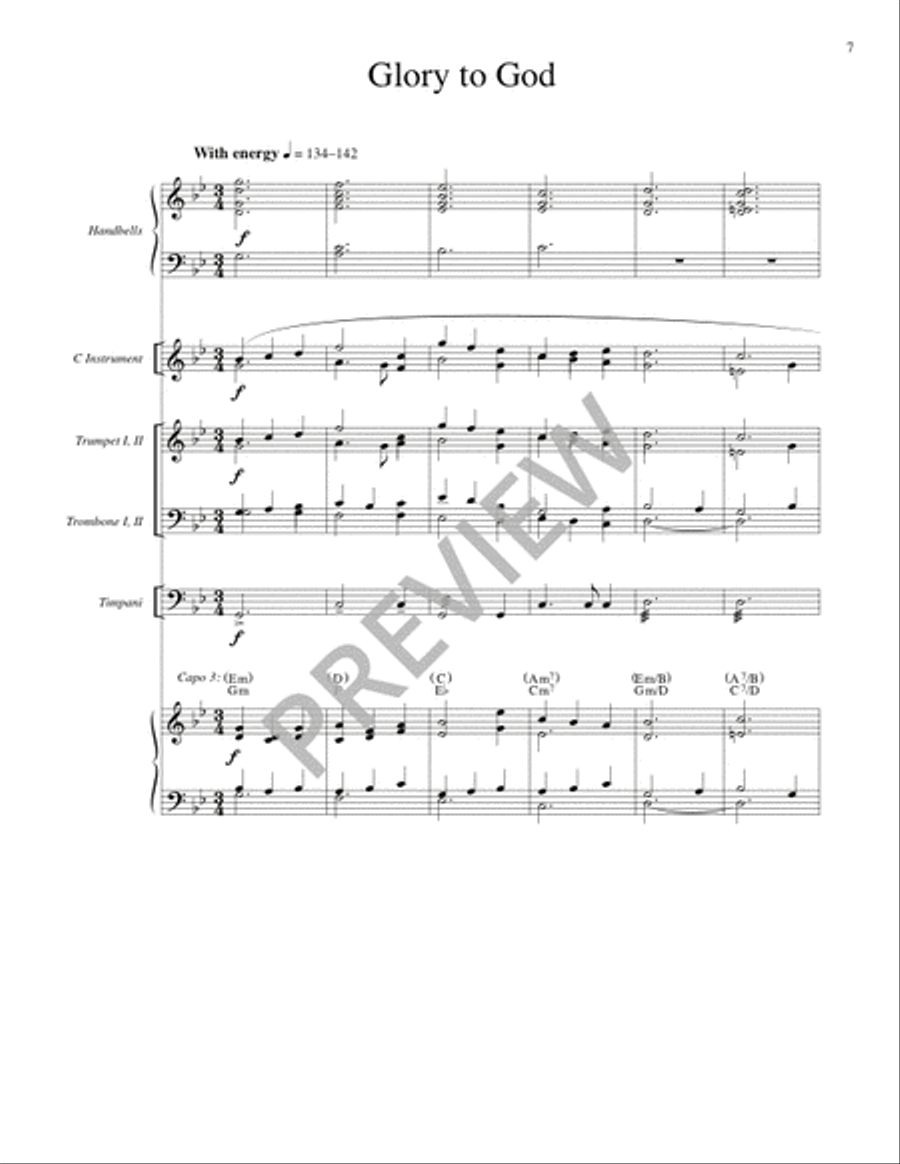 Mass of Creation (Full Score) 4-Part scores gallery preview page 8