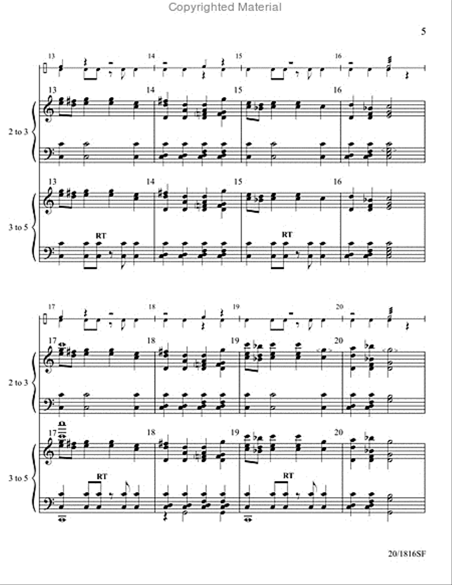 Panorama - Handbell and Percussion Score and Parts Handbell Choir scores gallery preview page 4