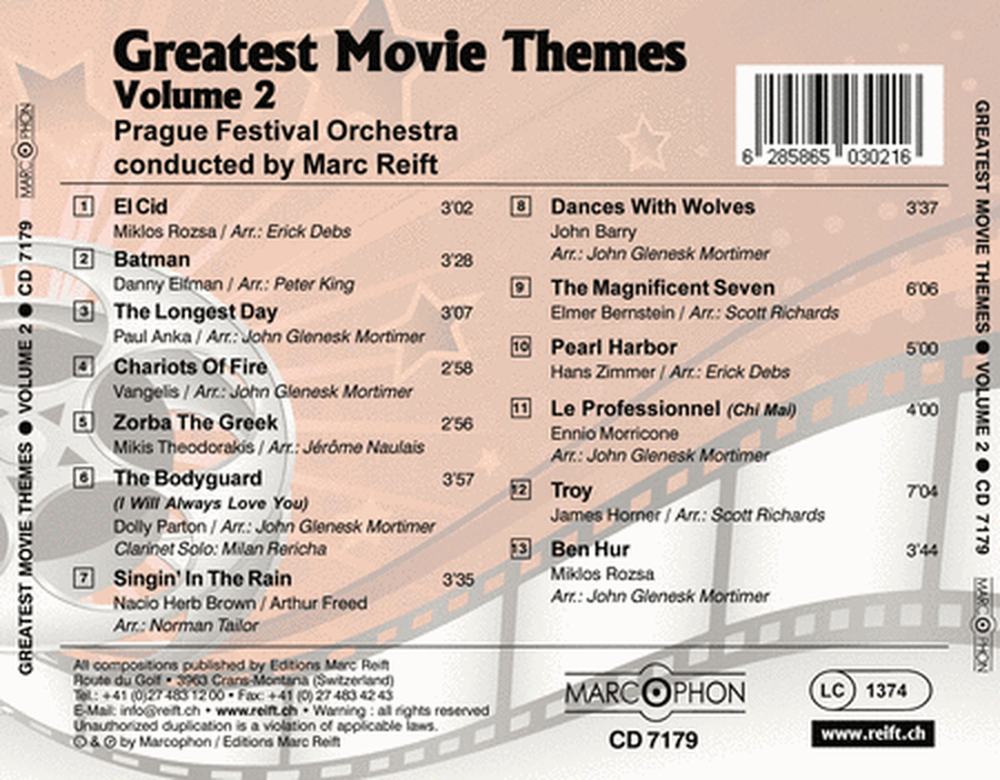 Greatest Movie Themes Volume 2 image number null