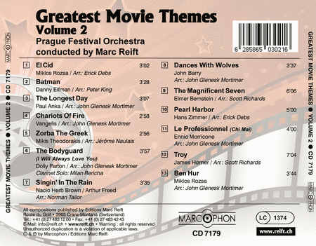 Greatest Movie Themes Volume 2 image number null