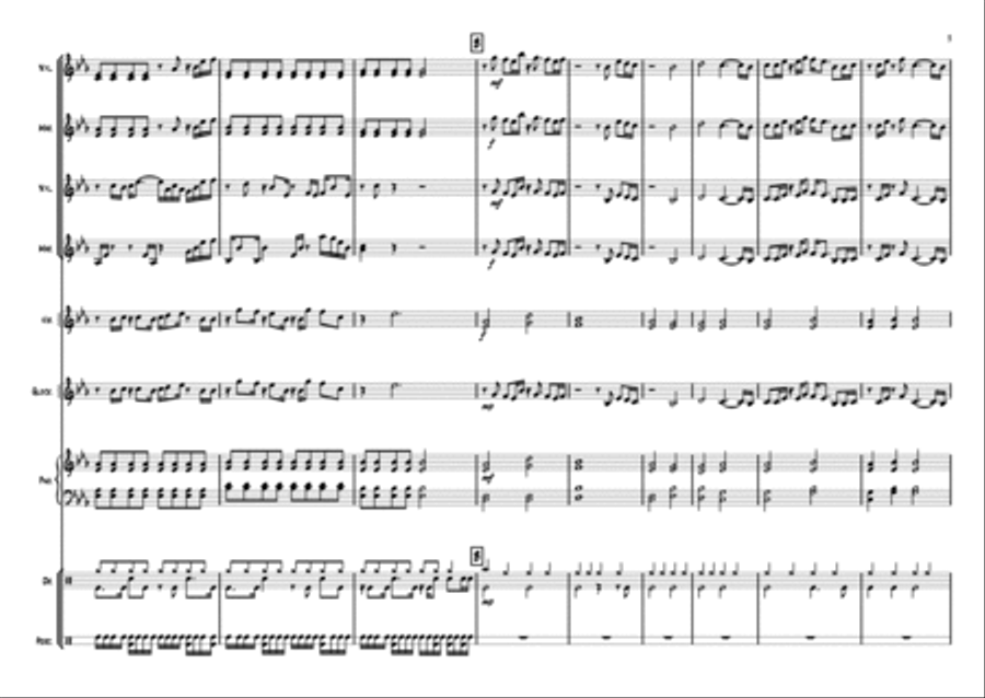 Fireflies Percussion Ensemble scores gallery preview page 3