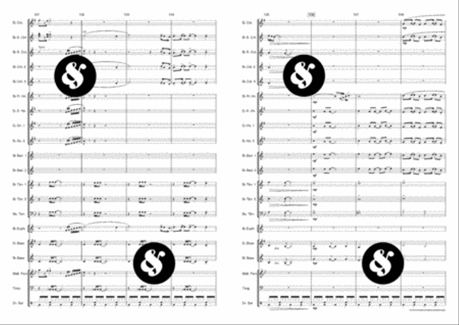 Mamma Mia! Brass Band scores gallery preview page 11